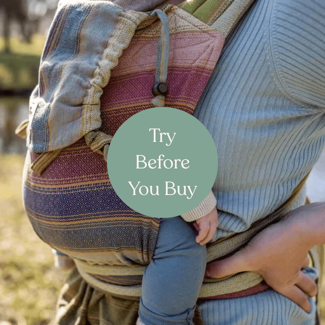 Girasol-Try Before You Buy: Girasol MySol Meh Dai / Half Buckle Baby Carrier - Cloth and Carry