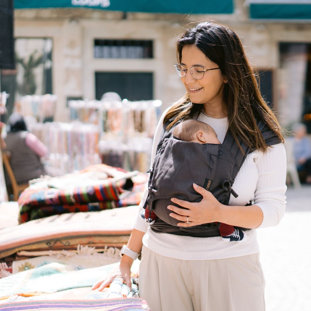 Neko Slings - Neko Slings Half Buckle Carrier - Shadow - Baby Size - Cloth and Carry