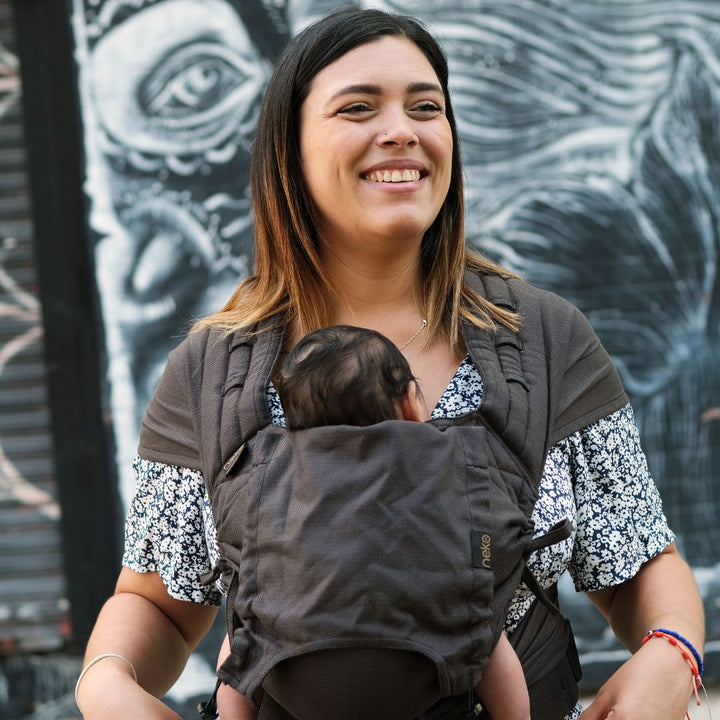 Neko Slings - Neko Slings Half Buckle Carrier - Shadow - Baby Size - Cloth and Carry