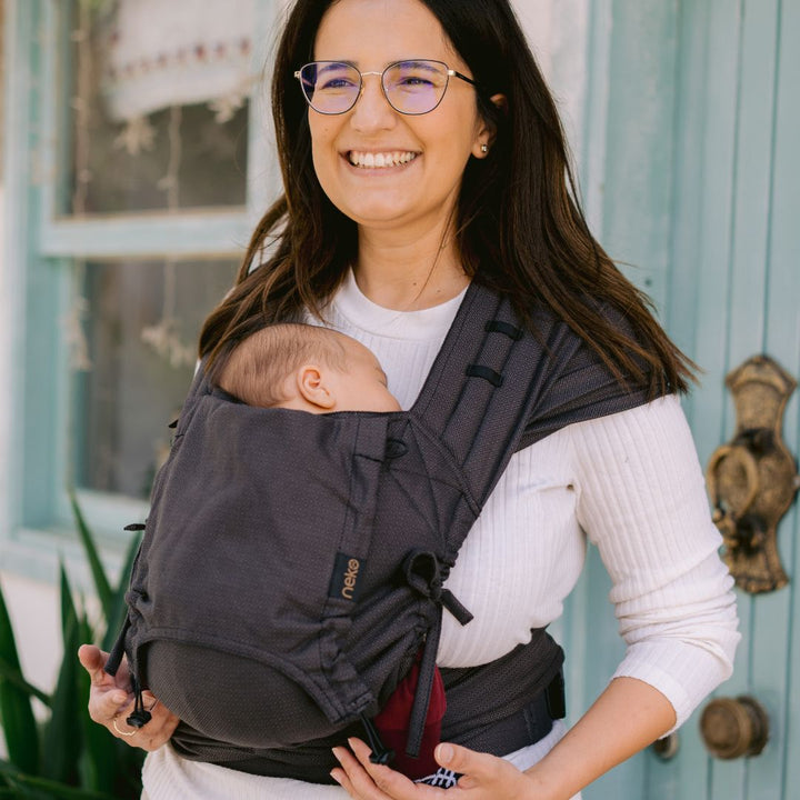 Neko Slings - Neko Slings Half Buckle Carrier - Shadow - Baby Size - Cloth and Carry
