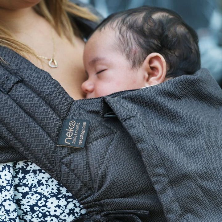 Neko Slings - Neko Slings Half Buckle Carrier - Shadow - Baby Size - Cloth and Carry