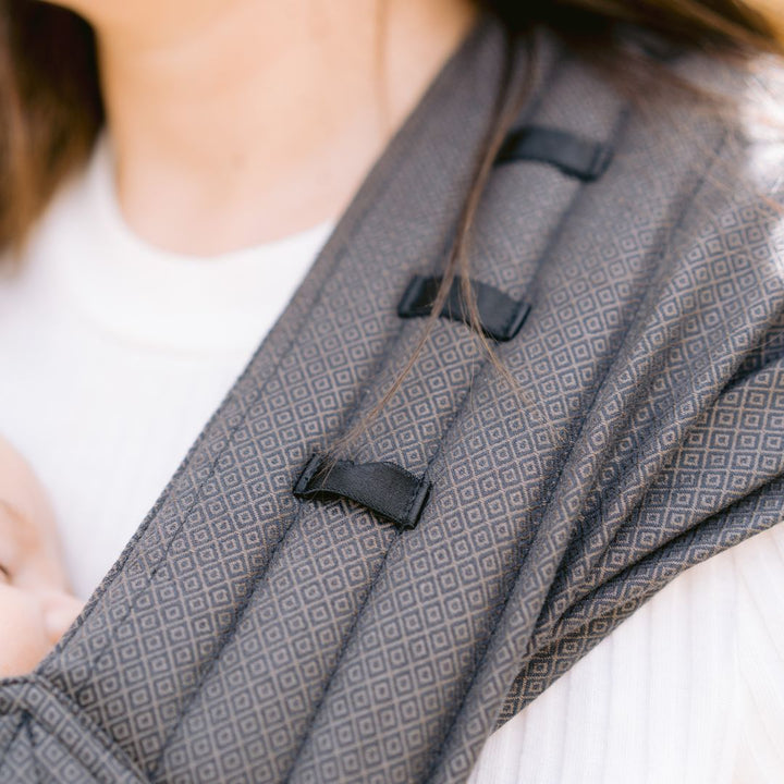 Neko Slings - Neko Slings Half Buckle Carrier - Shadow - Baby Size - Cloth and Carry