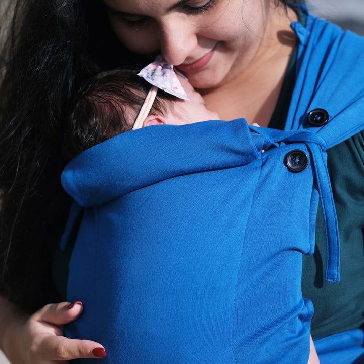 Neko Slings - Neko Tiny Hybrid Newborn / Preemie Baby Carrier - Cobalt - Cloth and Carry