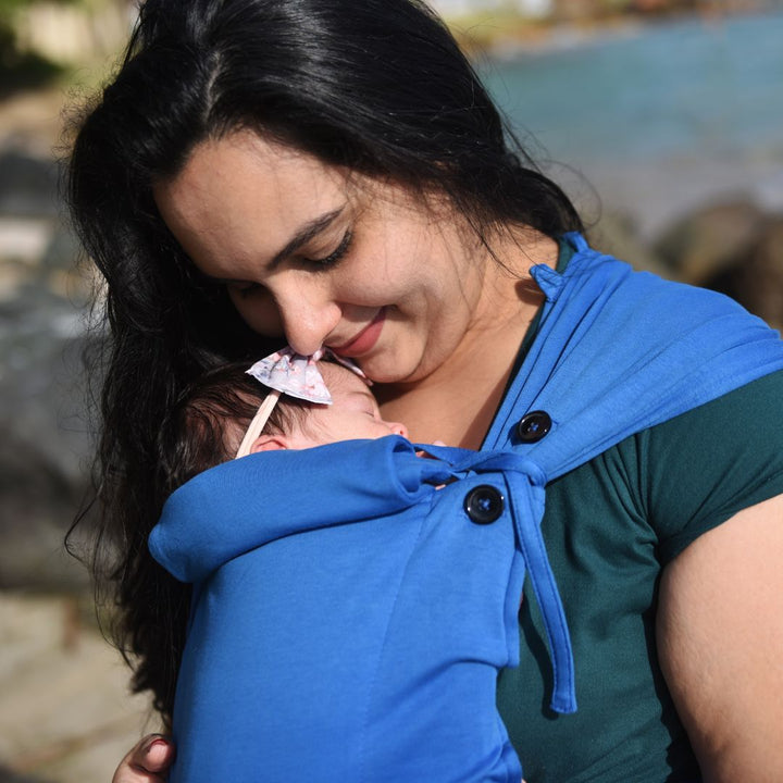 Neko Slings - Neko Tiny Hybrid Newborn / Preemie Baby Carrier - Cobalt - Cloth and Carry
