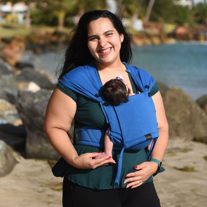 Neko Slings - Neko Tiny Hybrid Newborn / Preemie Baby Carrier - Cobalt - Cloth and Carry