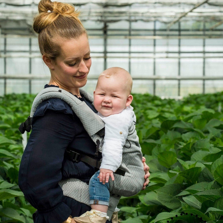 Neko Slings-Neko Slings - Switch Baby Carrier - Grey Diamond - Cloth and Carry