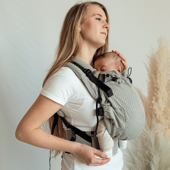 Neko Slings-Neko Slings - Switch Baby Carrier - Grey Diamond - Cloth and Carry