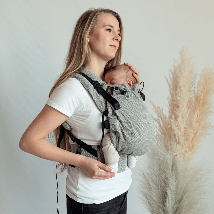 Neko Slings-Neko Slings - Switch Baby Carrier - Grey Diamond - Cloth and Carry