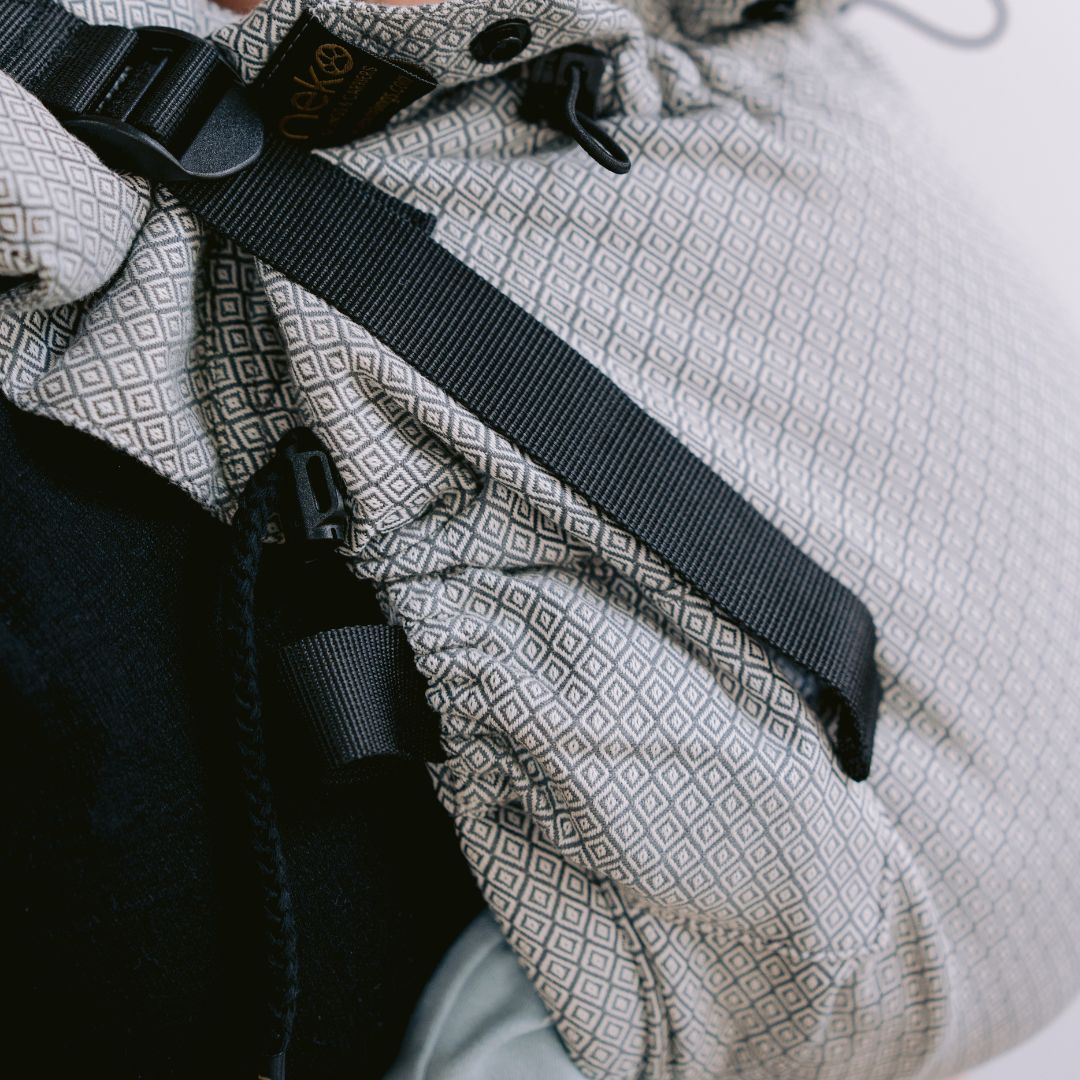 Neko Slings-Neko Slings - Switch Baby Carrier - Grey Diamond - Cloth and Carry