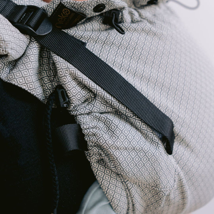 Neko Slings-Neko Slings - Switch Baby Carrier - Grey Diamond - Cloth and Carry