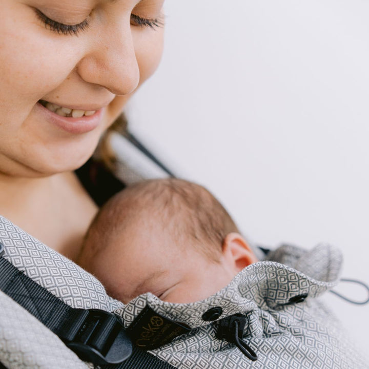 Neko Slings-Neko Slings - Switch Baby Carrier - Grey Diamond - Cloth and Carry