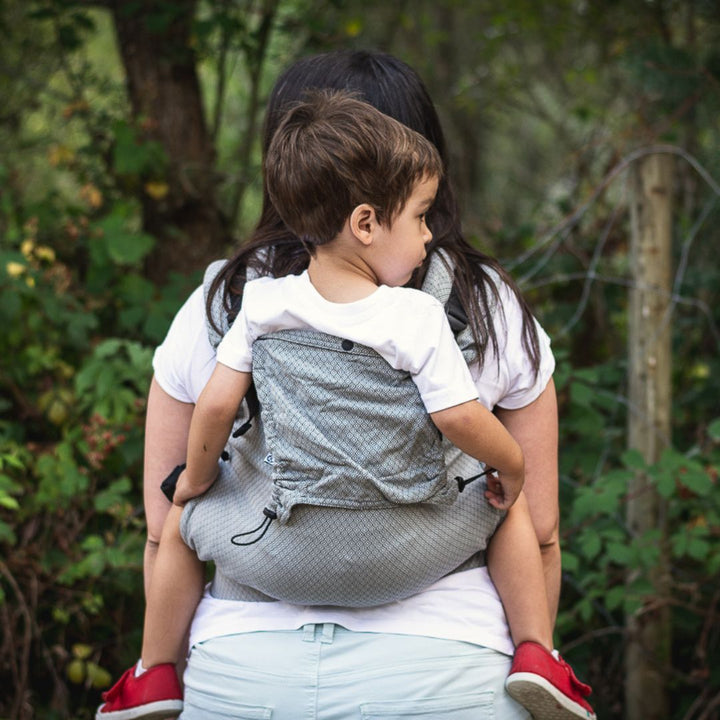 Neko Slings-Neko Slings - Switch Toddler Carrier - Grey Diamond - Cloth and Carry