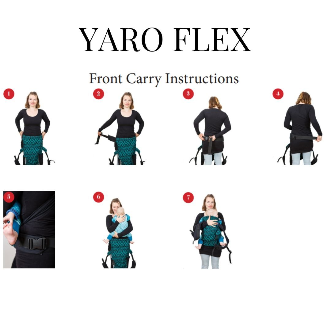 Yaro Slings-Yaro Slings "Flex" Half Buckle Carrier - Baby and Toddler - Cloth and Carry