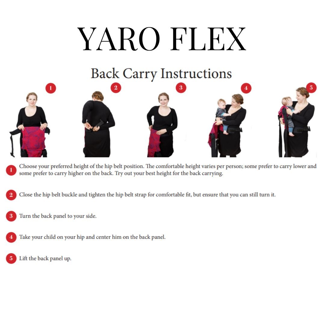 Yaro Slings-Yaro Slings "Flex" Half Buckle Carrier - Baby and Toddler - Cloth and Carry