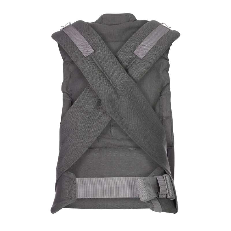 QuokkaBaby-QuokkaBaby Half Buckle Mei Carrier - Light Grey - Cloth and Carry