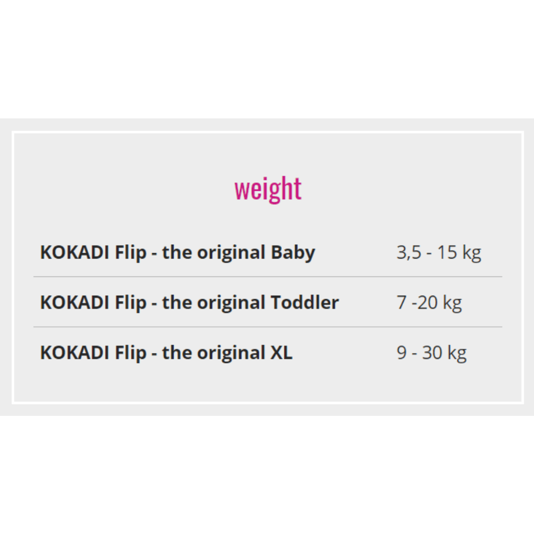 Kokadi-Basics by Kokadi - Toddler Flip - Grey - Cloth & Carry
