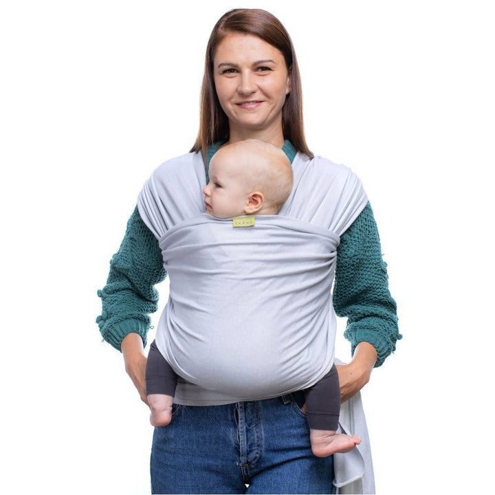 Boba-Boba Stretchy Wrap - Pearl Blue Dot- Cloth & Carry