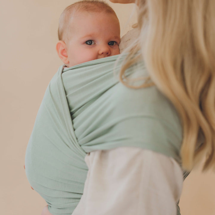 Chekoh-Chekoh Newborn Stretchy Wrap - Teal - Cloth and Carry