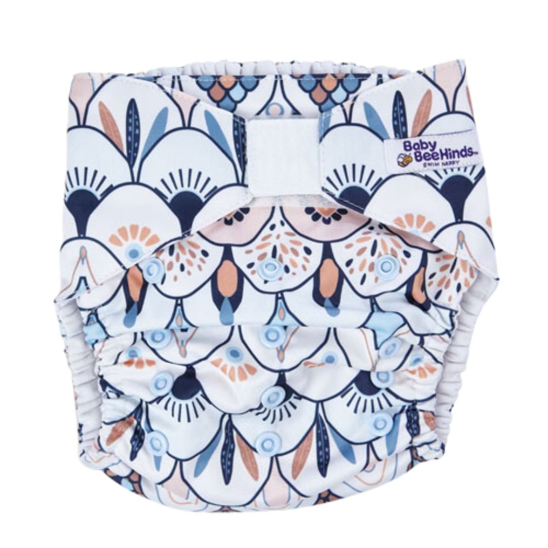 Baby Beehinds-Baby Beehinds *NEW* Velcro Swim Nappy (4-16kg) - Recycled PUL - Cloth and Carry