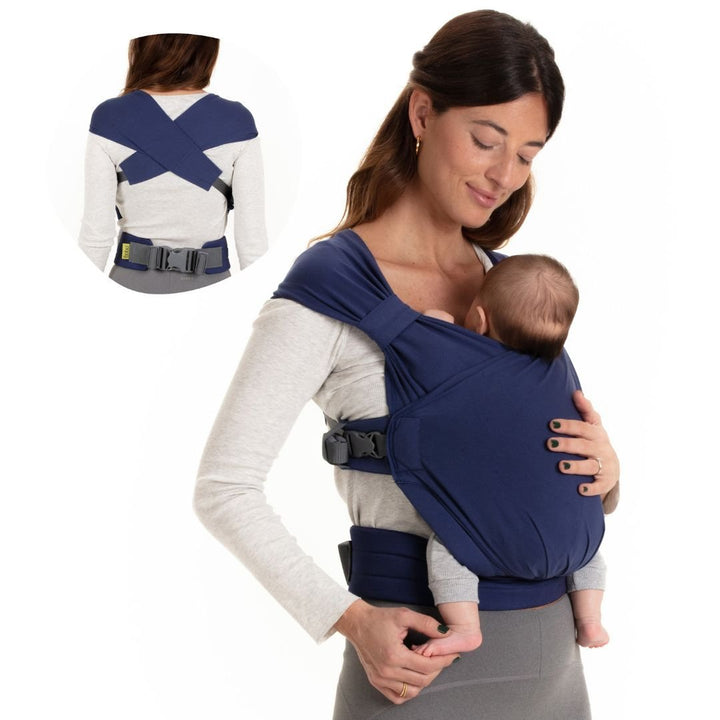 Boba-BABY CARRIER HIRE: Boba Bliss Hybrid Stretchy Newborn Wrap Carrier - Cloth and Carry