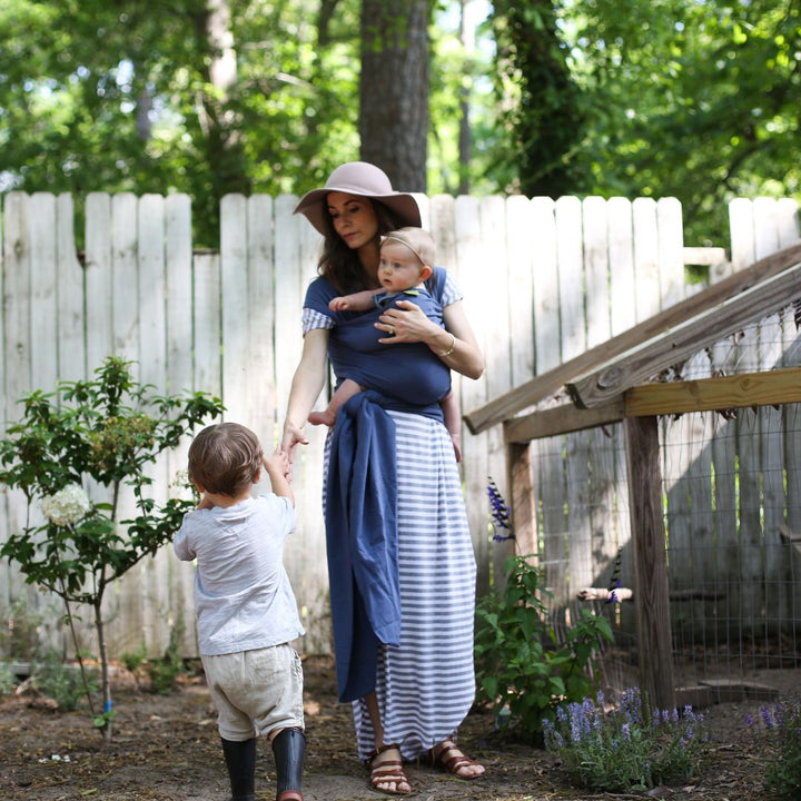 Boba-Boba Newborn Stretchy Wrap - Navy - Cloth and Carry