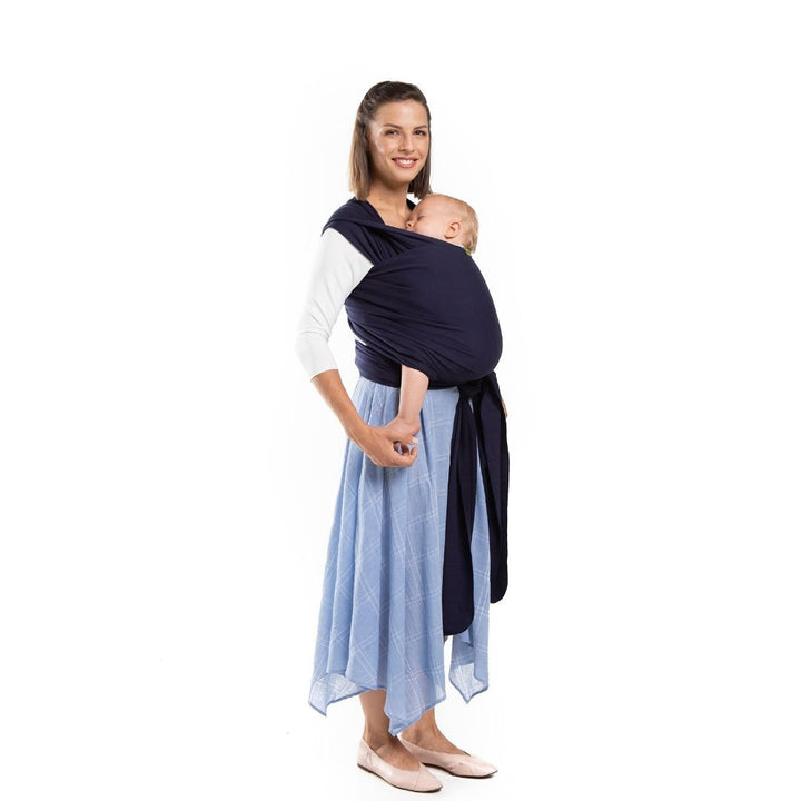 Boba-Boba Newborn Stretchy Wrap - Navy - Cloth and Carry