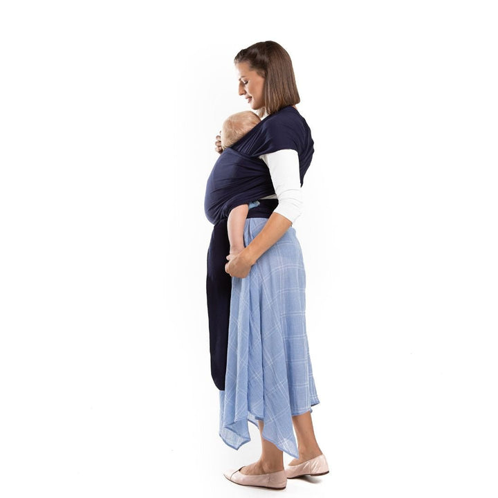 Boba-Boba Newborn Stretchy Wrap - Navy - Cloth and Carry