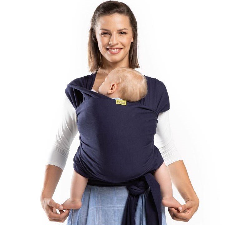 Boba-Boba Newborn Stretchy Wrap - Navy - Cloth and Carry