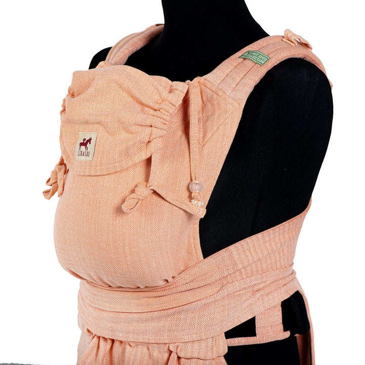 Girasol-Girasol MySol Half Buckle Carrier - Achiote (Plant Dyed) - Cloth and Carry