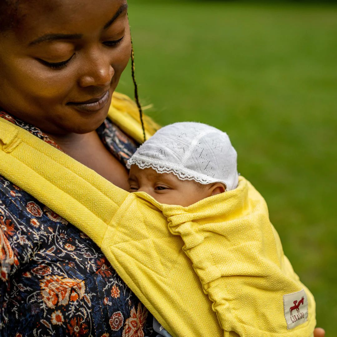 Girasol-Girasol MySol Half Buckle Carrier - Fresh Marigold (Plant Dyed) - Cloth and Carry