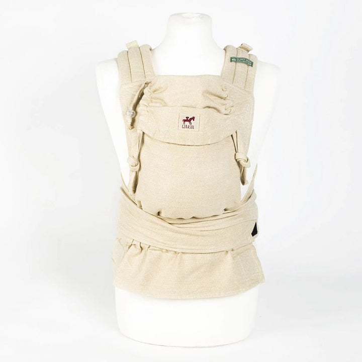Girasol-Girasol MySol Half Buckle Carrier - Marigold (Plant Dyed) - Cloth and Carry