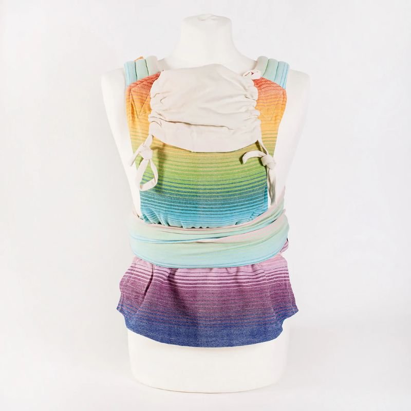 Girasol-Girasol MySol Half Buckle Carrier - Rainbow Dreamer *PRE-ORDER* - Cloth and Carry