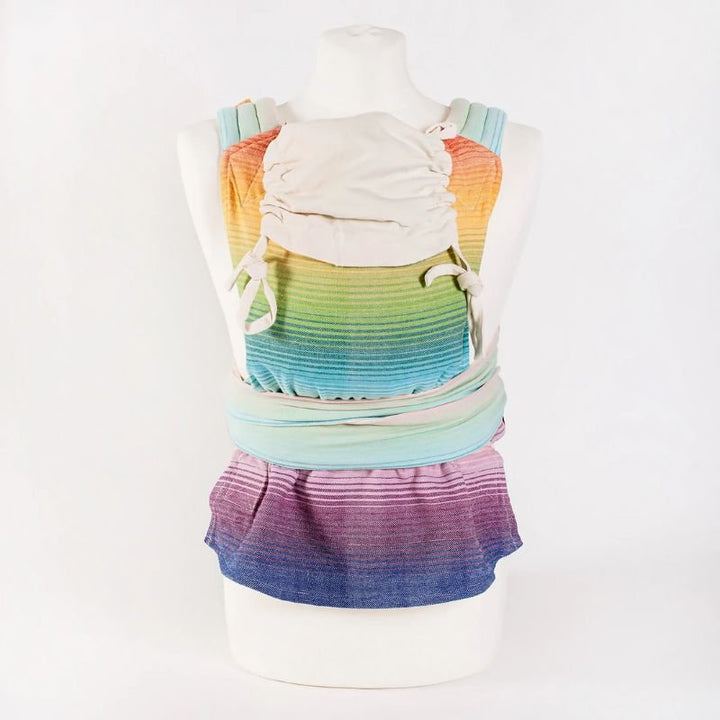 Girasol-Girasol MySol Half Buckle Carrier - Rainbow Dreamer *PRE-ORDER* - Cloth and Carry