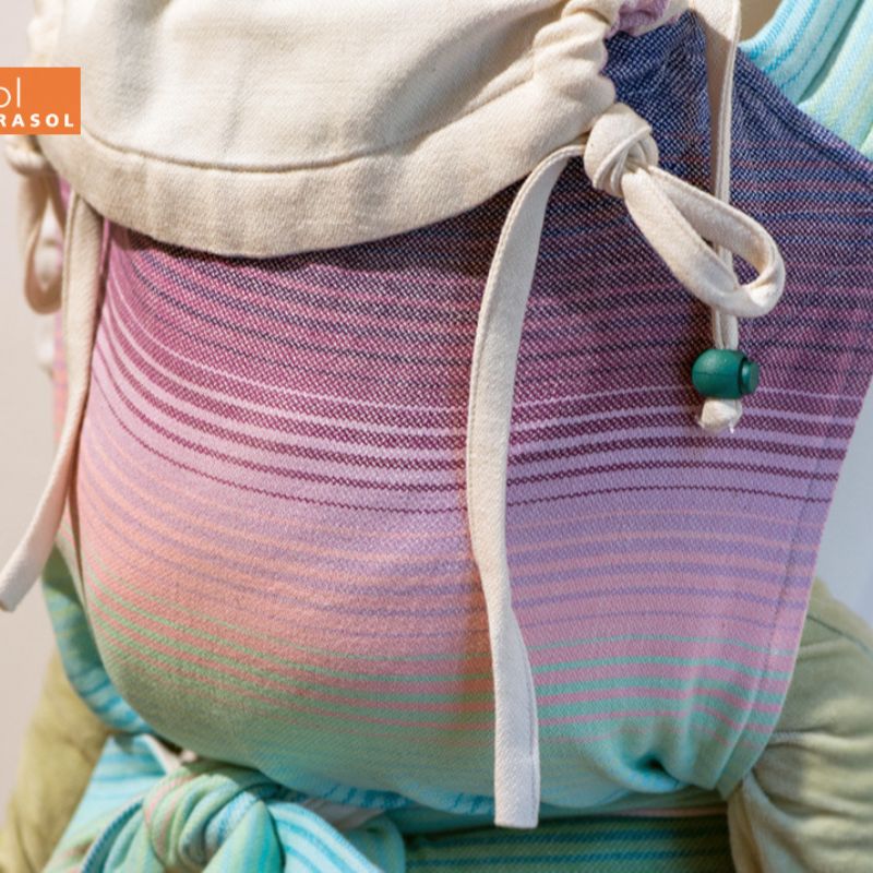 Girasol-Girasol MySol Half Buckle Carrier - Rainbow Dreamer *PRE-ORDER* - Cloth and Carry