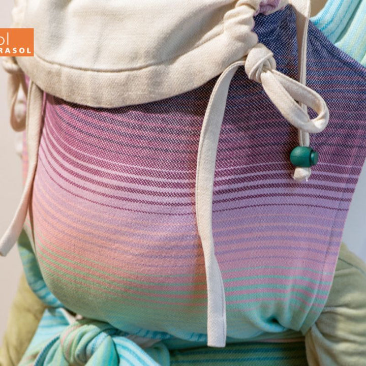 Girasol-Girasol MySol Half Buckle Carrier - Rainbow Dreamer *PRE-ORDER* - Cloth and Carry