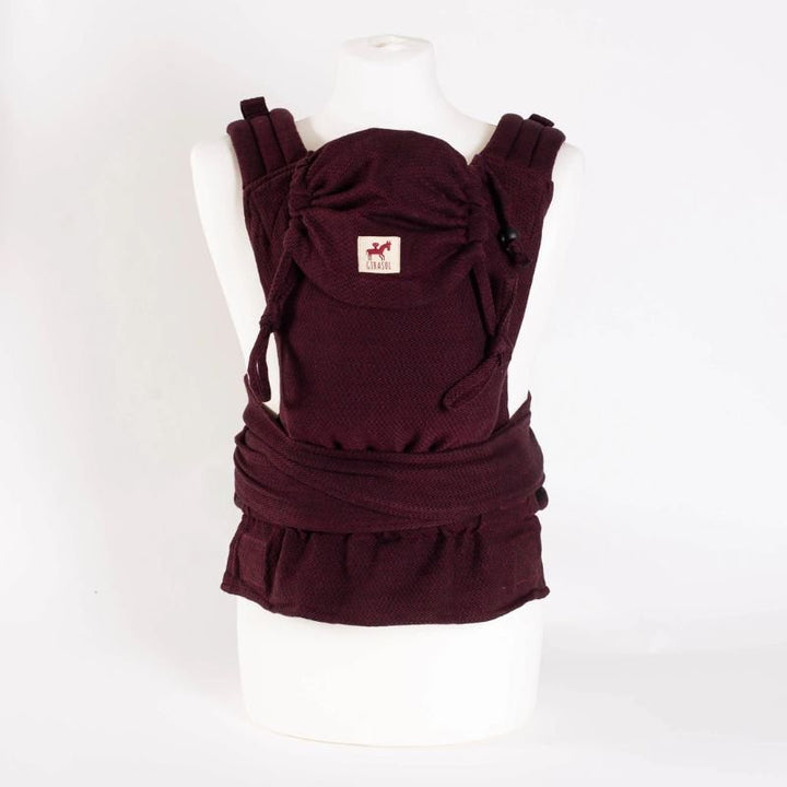 Girasol-Girasol MySol Half Buckle Carrier - Wild Berry *PRE-ORDER* - Cloth and Carry
