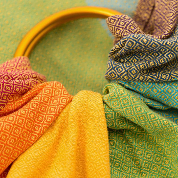 Girasol-Girasol Ring Sling - Gold Rainbow - Cloth and Carry
