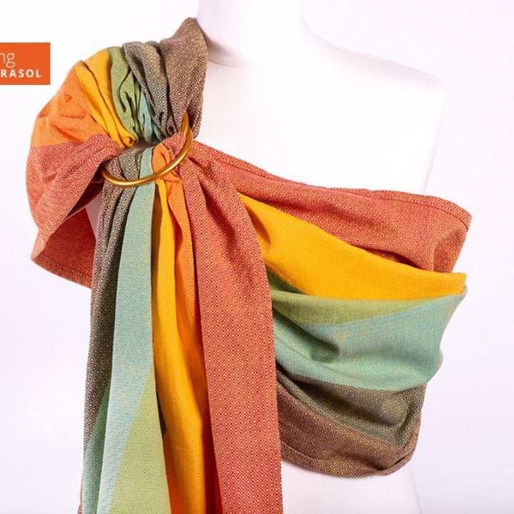 Girasol-Girasol Ring Sling - Gold Rainbow - Cloth and Carry