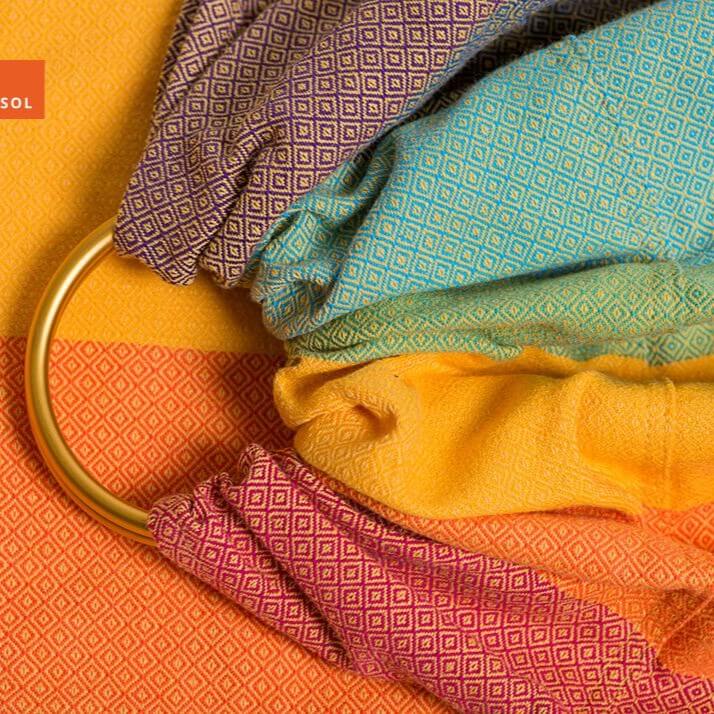 Girasol-Girasol Ring Sling - Gold Rainbow - Cloth and Carry