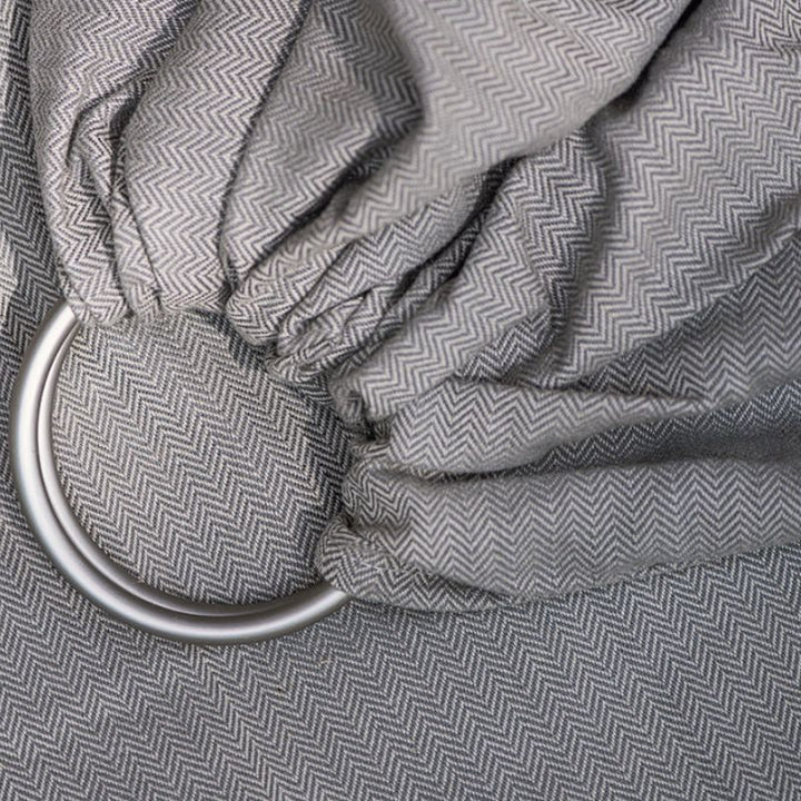 Girasol-Girasol Ring Sling - Grey Herringbone - Cloth and Carry