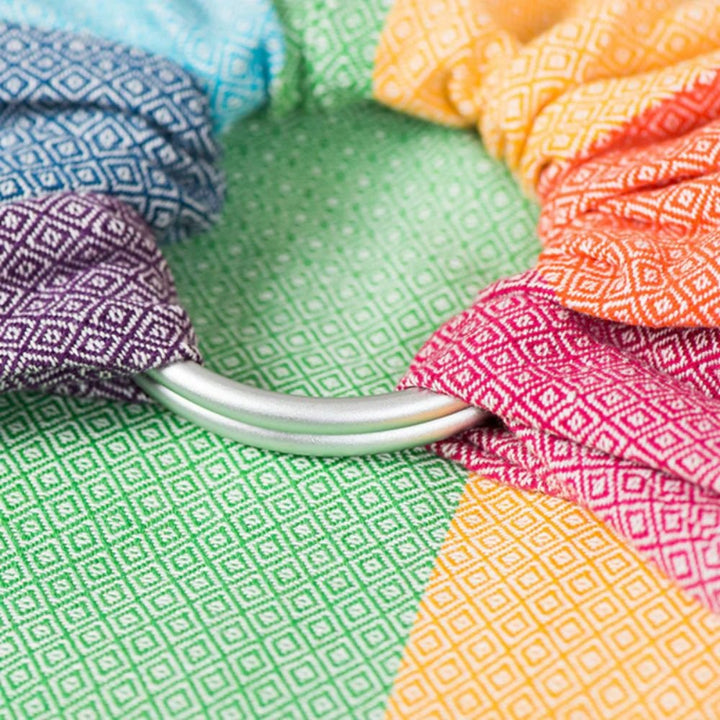 Girasol-Girasol Ring Sling - Light Rainbow - Cloth and Carry