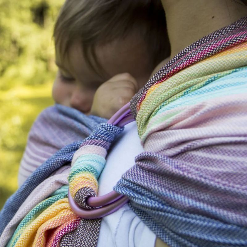 Girasol-Girasol Ring Sling - Rainbow Dreamer - Cloth and Carry