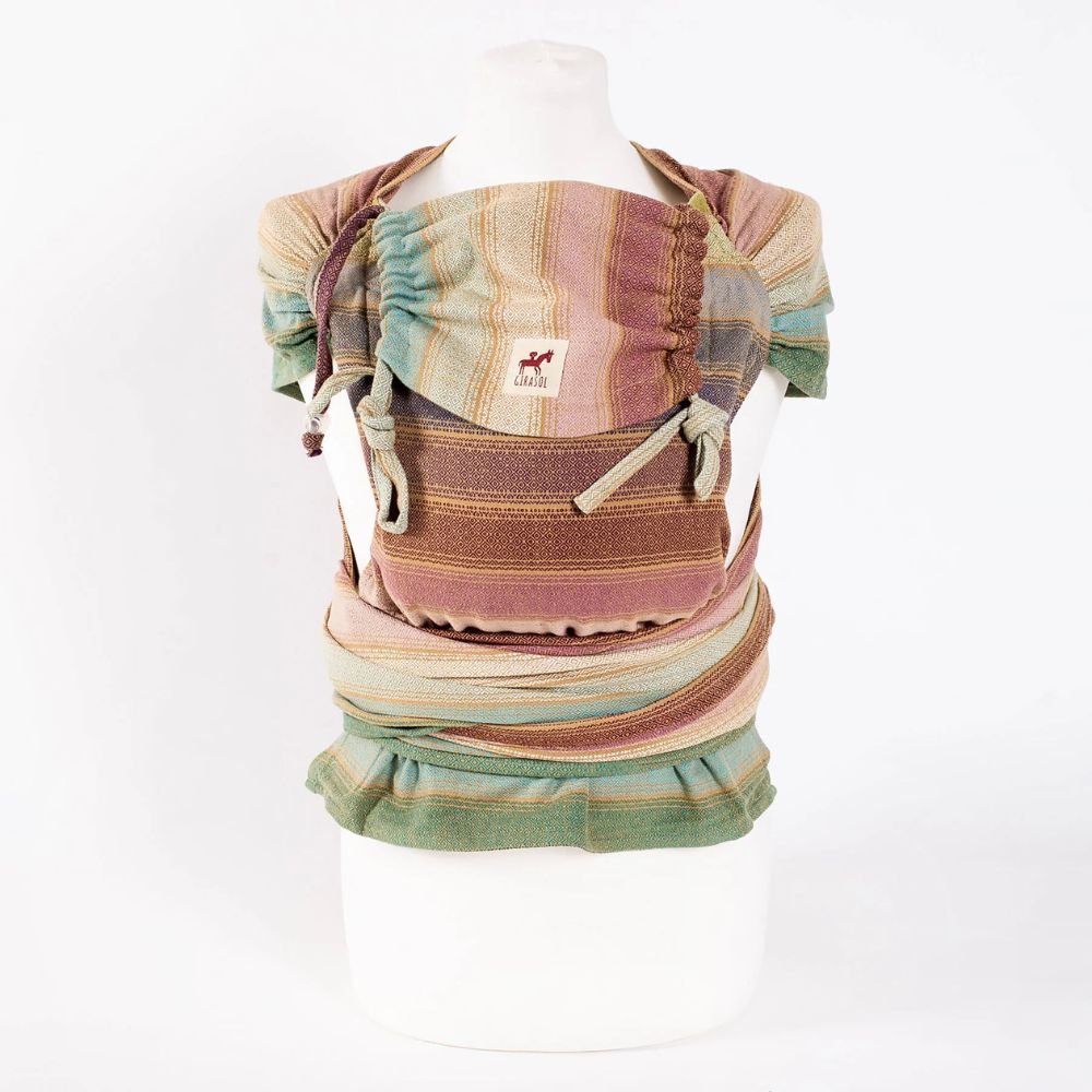 Girasol-Girasol WrapMySol Half Buckle Carrier - Rayos d'Oro - Cloth and Carry