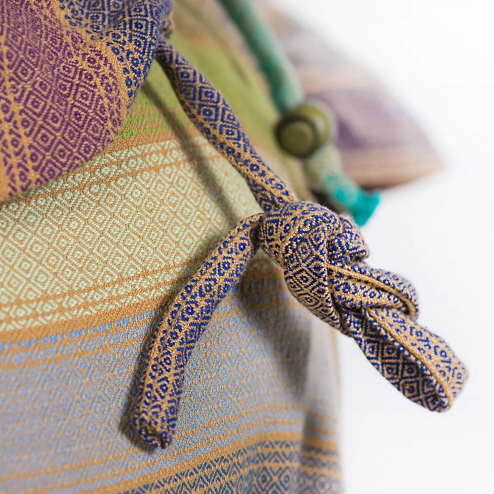 Girasol-Girasol WrapMySol Half Buckle Carrier - Rayos d'Oro - Cloth and Carry