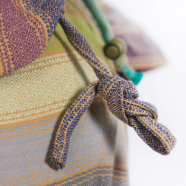 Girasol-Girasol WrapMySol Half Buckle Carrier - Rayos d'Oro - Cloth and Carry