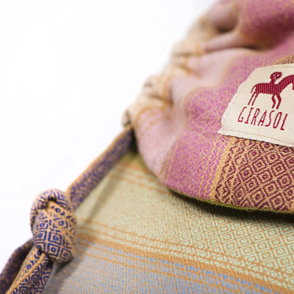Girasol-Girasol WrapMySol Half Buckle Carrier - Rayos d'Oro - Cloth and Carry