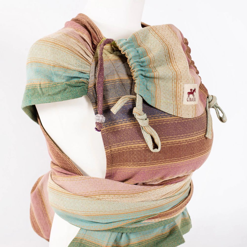 Girasol-Girasol WrapMySol Half Buckle Carrier - Rayos d'Oro - Cloth and Carry