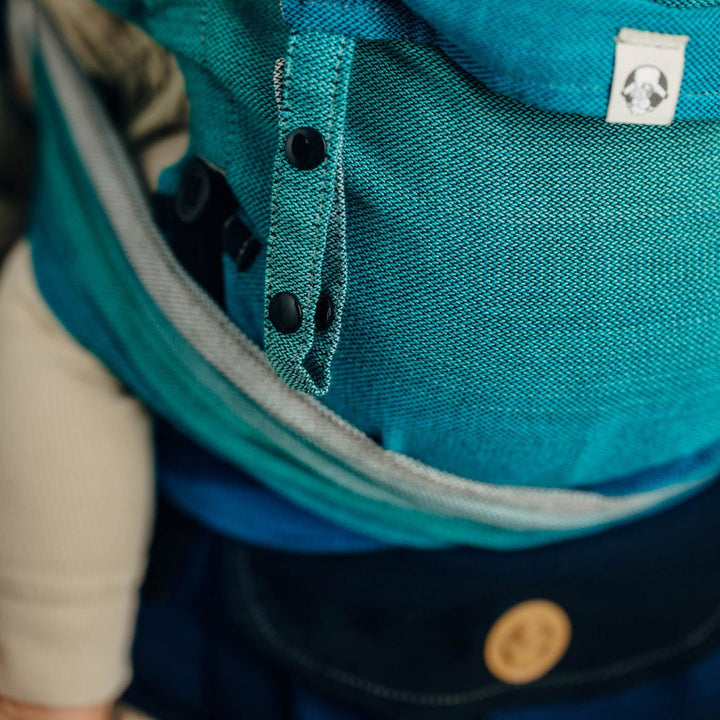 LennyLamb-LennyHybrid Half Buckle Baby Carrier - Airglow (100% Cotton) - Cloth and Carry