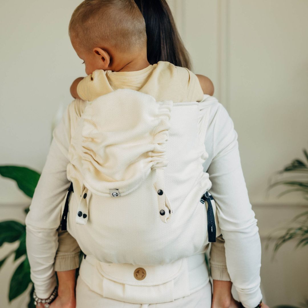 LennyLamb-LennyHybrid Half Buckle Toddler / Preschool Carrier - Luce (100% Cotton) - Cloth and Carry