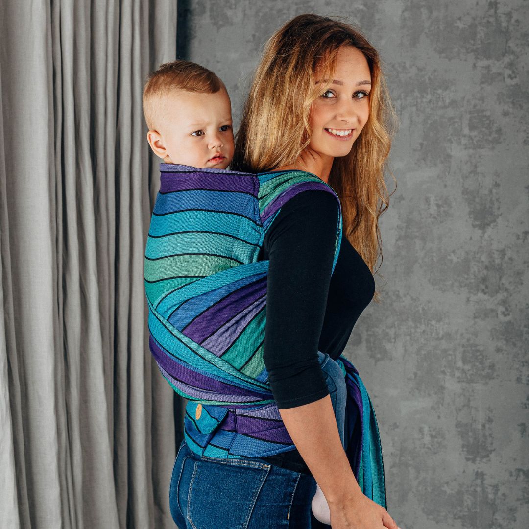 LennyLamb-BABY CARRIER HIRE: LennyHybrid Half Buckle Toddler / Preschool Carrier - Cloth and Carry